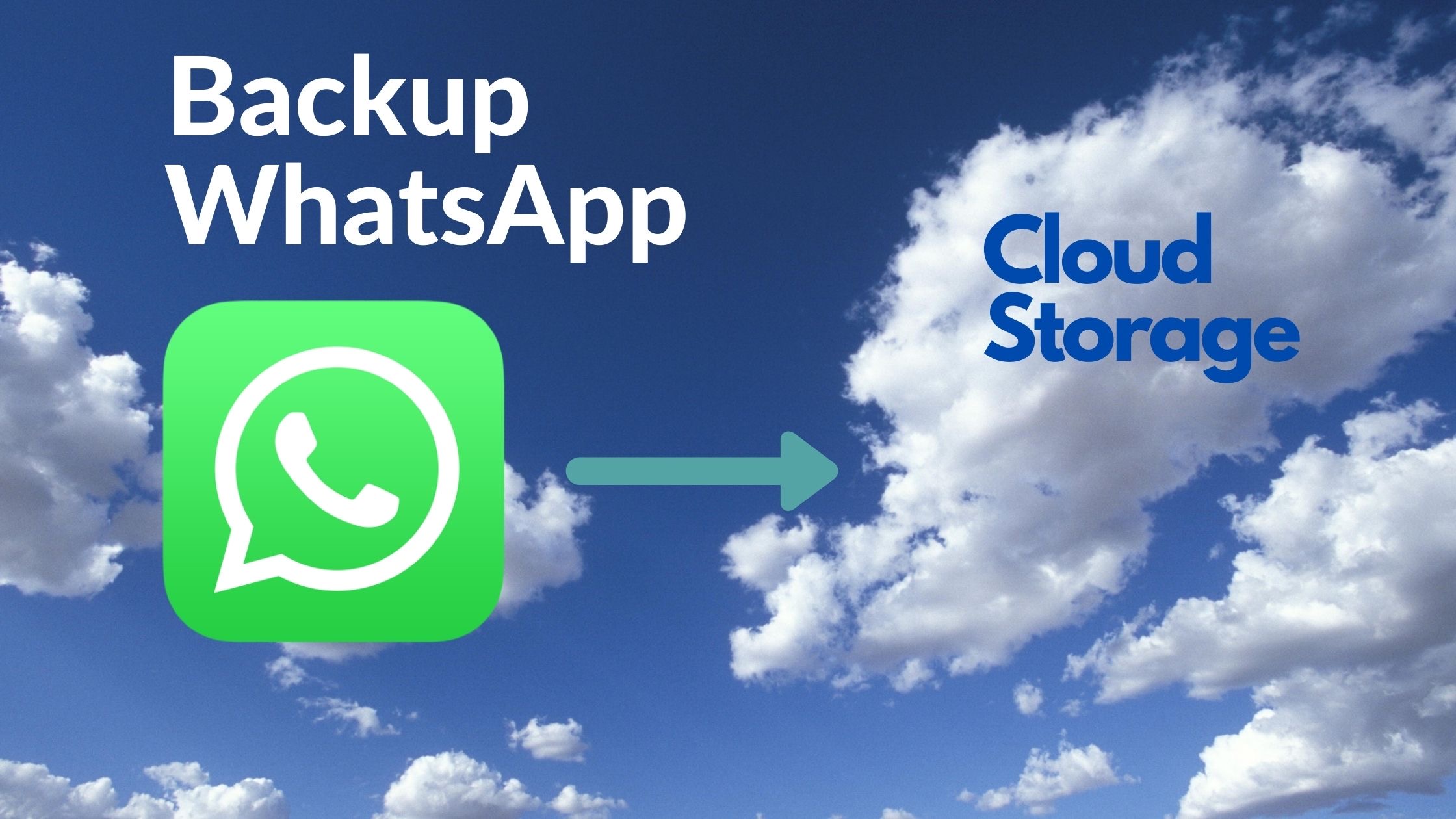 How to Backup WhatsApp Chats