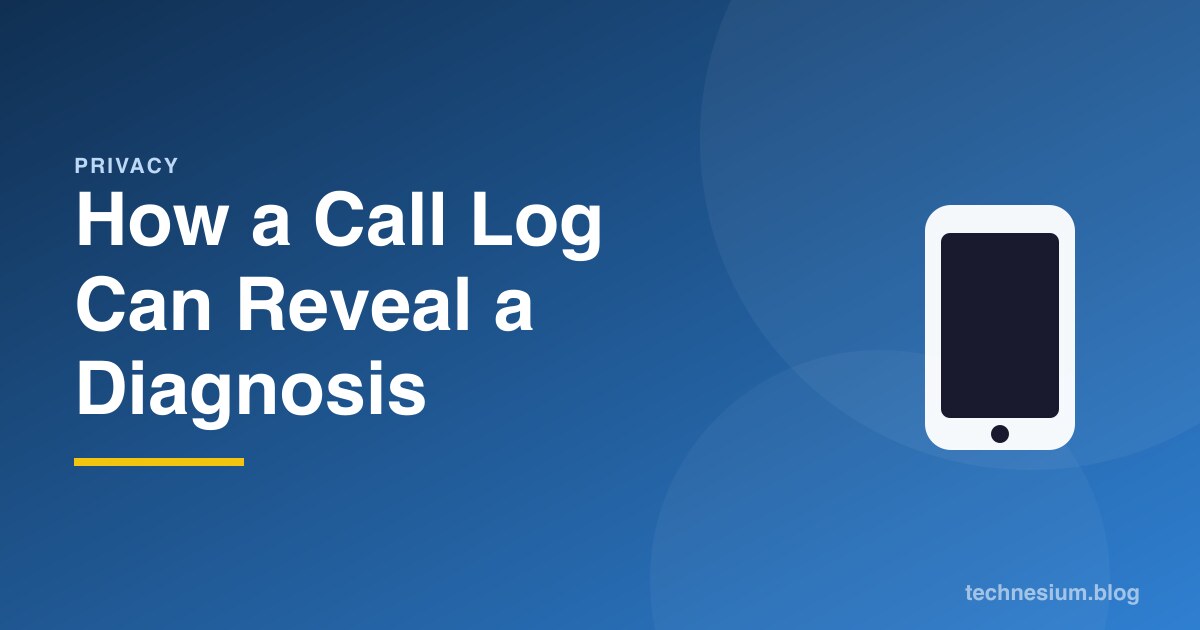 How a Call Log Can Reveal a Diagnosis