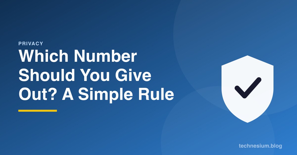 Which Number Should You Give Out? A Simple Rule
